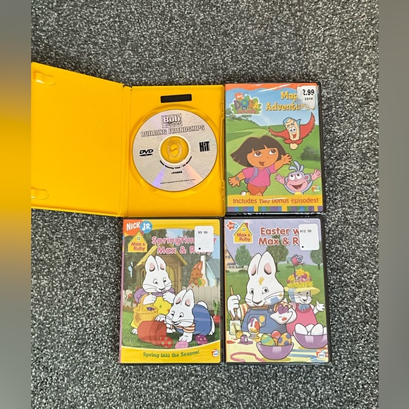 DVD SET of 4 Dora, Max & Ruby, Bob the Builder - Picture 3 of 4